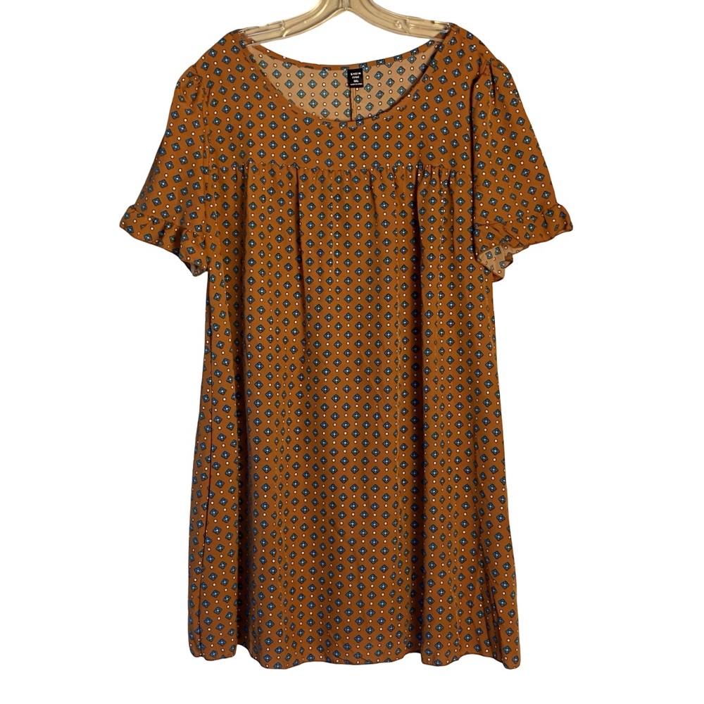 SHEIN Curve 0XL polyester short sleeve lightweight dress, NWOT